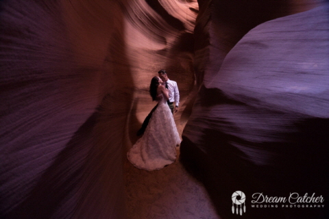 Secret Slot Canyon Wedding Secret Slot Canyon Wedding